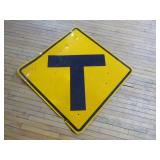 Street "T" Sign