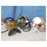 3 Vintage Helmets