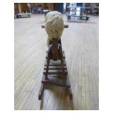 Vintage High Chair and Rocking Horse