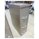 2 3-Drawer File Cabinets
