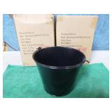 10 Galvanized Black Ice Buckets