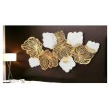 3D Metal Flower Wall Art Hanging Decor $119.99 Retail - Brand New