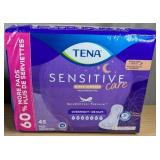 Tena Sensitive Care Extra Cover Pads 45 Count $45.99 Retail - Brand New