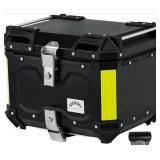 Motorcycle Top Case 45L Aluminum Universal Bracket Black $149.99 Retail - Brand New