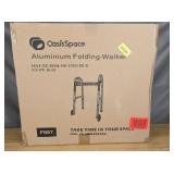 Oasis Space Blue Aluminum Folding Walker $59.99 Retail - Brand New