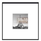 Picture Frame Black 18" x 18" - Brand New