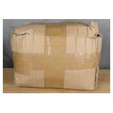 Giant Fur Bean Bag Cover Snow Black 7ft $73.99 Retail - Brand New