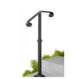 Handrail for Outdoors Fits 1 to 2 Steps Single Post 38.8" x 20.5" $63.99 Retail - Brand New