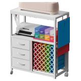 Circut Cart Rolling Craft Cart White $99.99 Retail - Brand New