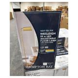 Wesleigh 59 in. LED Floor Lamp: 3 CCT dimmer