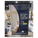 Wesleigh 59 in. LED Floor Lamp: 3 CCT dimmer