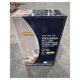 Wesleigh 59 in. LED Floor Lamp: 3 CCT dimmer