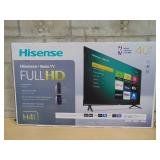 Hisense 40-Inch Class H4 Series LED Roku Smart TV with Alexa Compatibility 40H4F