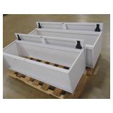 2 Garage Overhead Storage Cabinets 16"x14"x48"