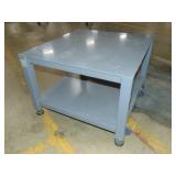 Heavy Duty Metal Rolling Cart with Feet 27x27x20