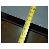 Heavy Duty Metal Rolling Cart with Feet 27x27x20