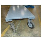Heavy Duty Metal Rolling Cart with Feet 60"x30"x20" with Pneumatic Tires
