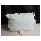 2 Pack Medium White Duck Feather & Down Bed Pillow - Standard/Queen  BOKSER HOME