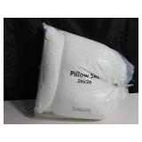 2 Pack Down Alternative Throw Pillow Insert - 26" x 26" Euro - White BOKSER HOME