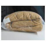 Casaluna Quilt Cotton/Rayon Blend Box Quilted Heavyweight Warm Brown Full/Queen