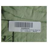 French Linen and Cotton Duvet Cover Set Full And Queen Matcha