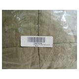 French Linen Box Stitch Quilt - King/Cal King - Moss | BOKSER HOME