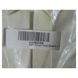 100% French Linen Bedskirt - Full - Cream | BOKSER HOME