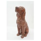 Ceramic dog Statue , 19" tall