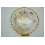 Silver City Glass Co. 6"x7" 50th Anniversary vintage candy dish