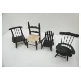 Collectible Teddy Bears and Wooden Furniture