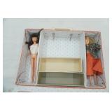 Vintage 1965 Ideal "Pepper and Patti" Dolls and Carrying Case Set (Very Good Condition)