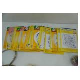 Sewing Hot Iron Transfers, Needle point kit, buttons and other sewing supplies