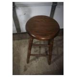 Stool wooden, 25" tall