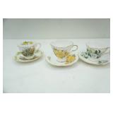 Collection of Vintage Tea Cups and Saucers