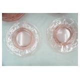 1930s Depression Glass Octagonal Plate Set