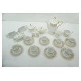 Vintage 50th Anniversary Fine China Tea Collection