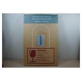 Black Framed Arched Wall Mirror - 22"x30"