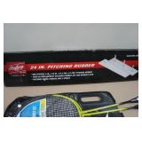 Badminton Rackets, Grips, and Pitching Rubber
