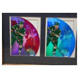Framed 2021-22 Upper Deck Kirill Kaprizov Metal Universe Hockey Cards
