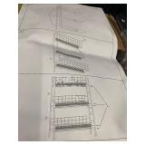 Mil - Cosrack X-Cosrack 3-Tier Metal Storage Rack Assembly Kit with Instructions