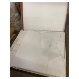 White Desk & Shelving Unit - Modular Panel System (Hardware Not Included)