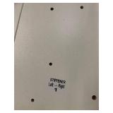 White Desk & Shelving Unit - Modular Panel System (Hardware Not Included)