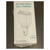 Mil - Retractable Car Charger PD QC 105W with 2-in-1 Cable