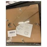 NV 2 - Picture Frames 9x9 Black with White Mat (Lot of 6)