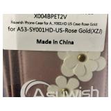 Asuwish Phone Cases for A53-SY001HD-US - Rose Gold / Beige / Purple (Lot of 6)