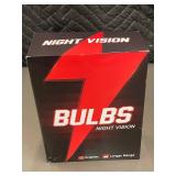 Night Vision Bulbs - Car Headlight Replacement, White Light, Longer Range