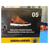 Size 5 SEA-DOO WATER SHOES Red/Black All these are Brand new in Box