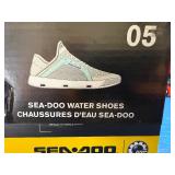 Size 5 -$115 Retail SEA-DOO WATER SHOES Grey