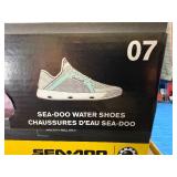 Size 7 - Retail $115 SEA-DOO WATER SHOES Grey - New in Box