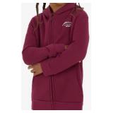 Kids size 5/6 - NWT , in Bag -SKI-DOO KIDS ZIP-UP HOODIE Burgundy